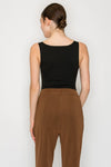 Square Neck Sleeveless Bodysuit