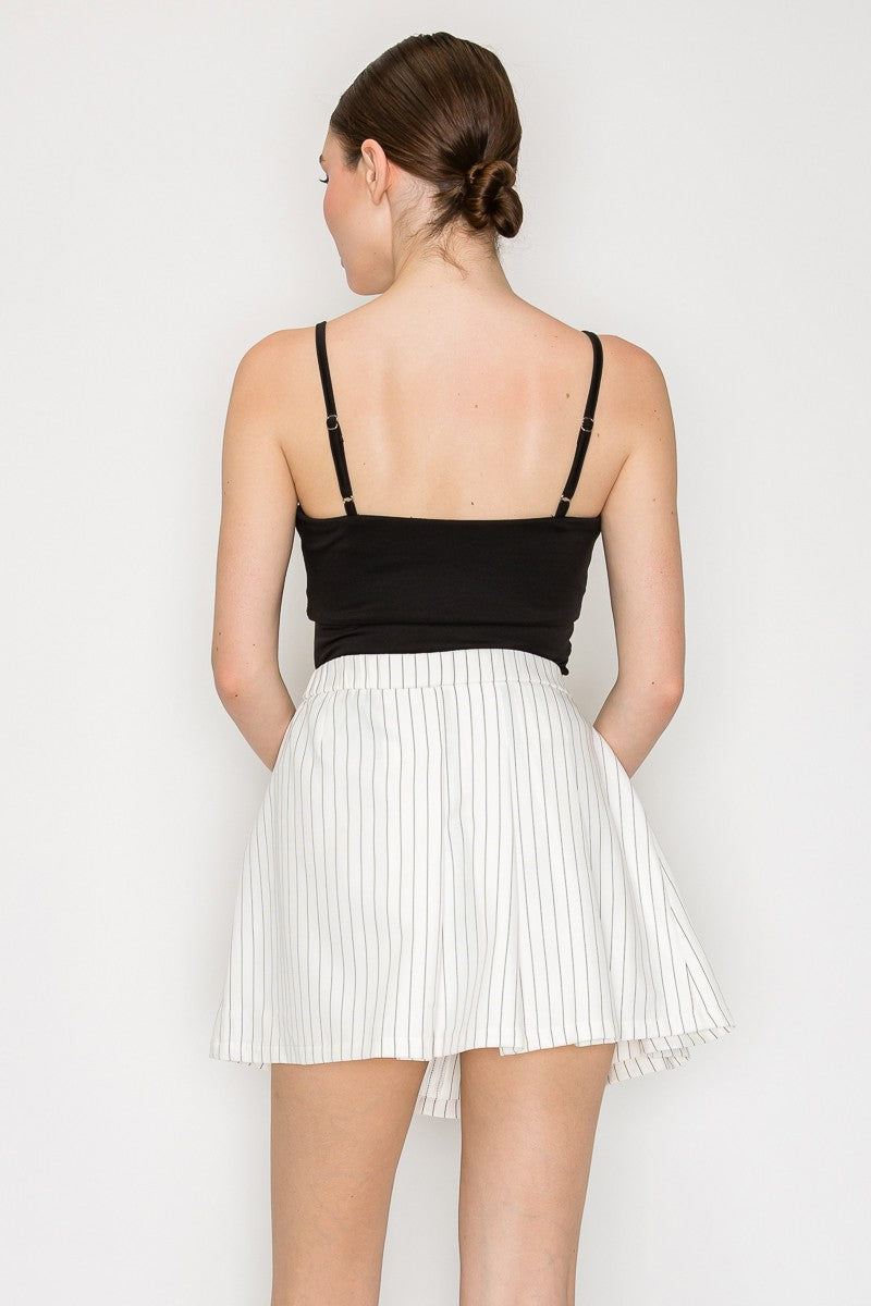 Fold Over Cami Fitted Bodysuit