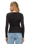 Long Sleeve Ruched Top