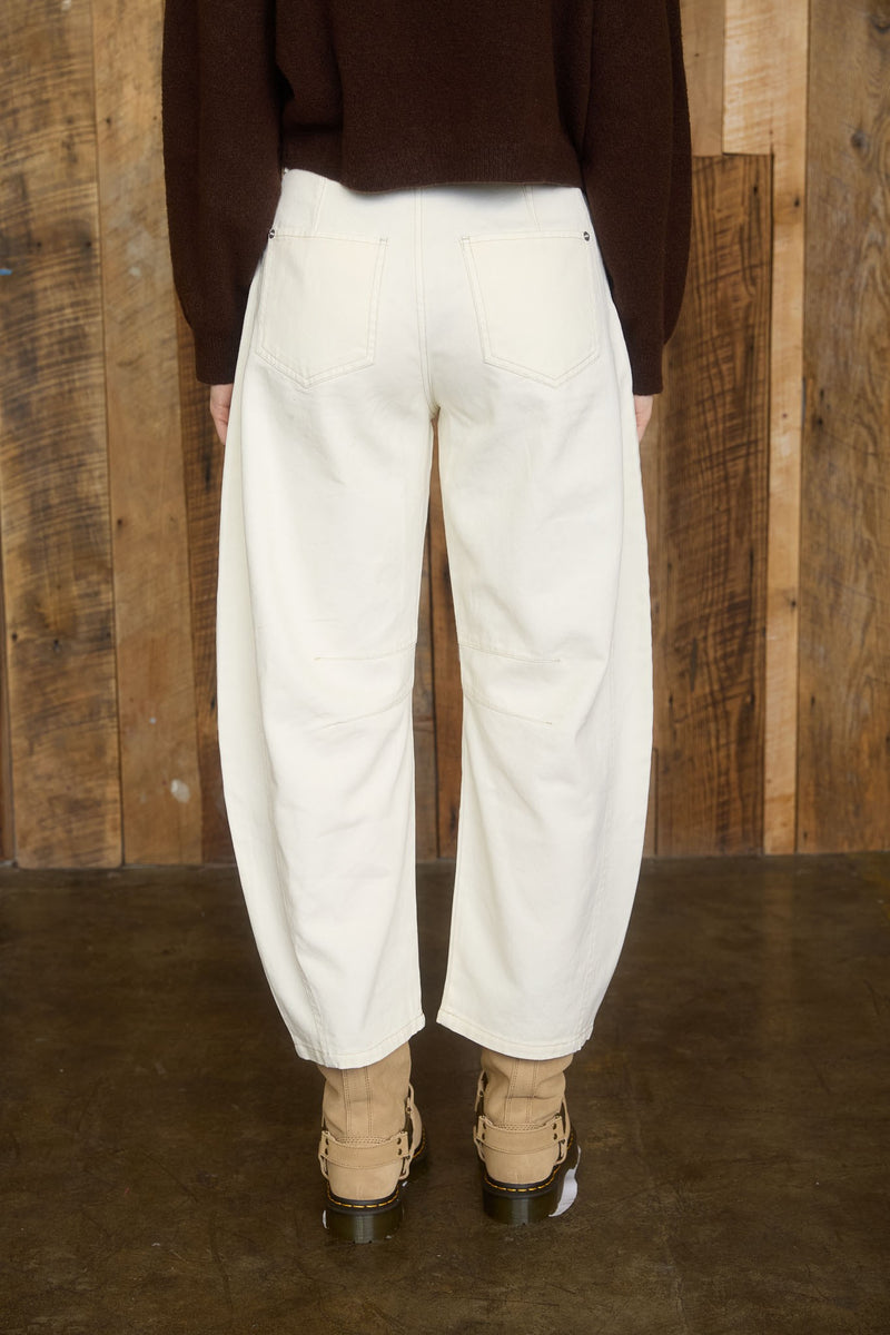 Wide Leg High Waist Cropped Pants
