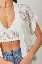 Embroidered Hand Knitting Cardigan