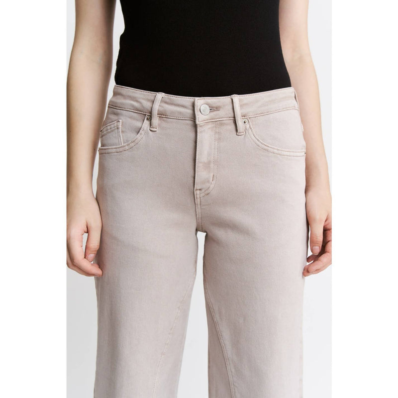 Mica Denim High Rise Ankle Straight Leg