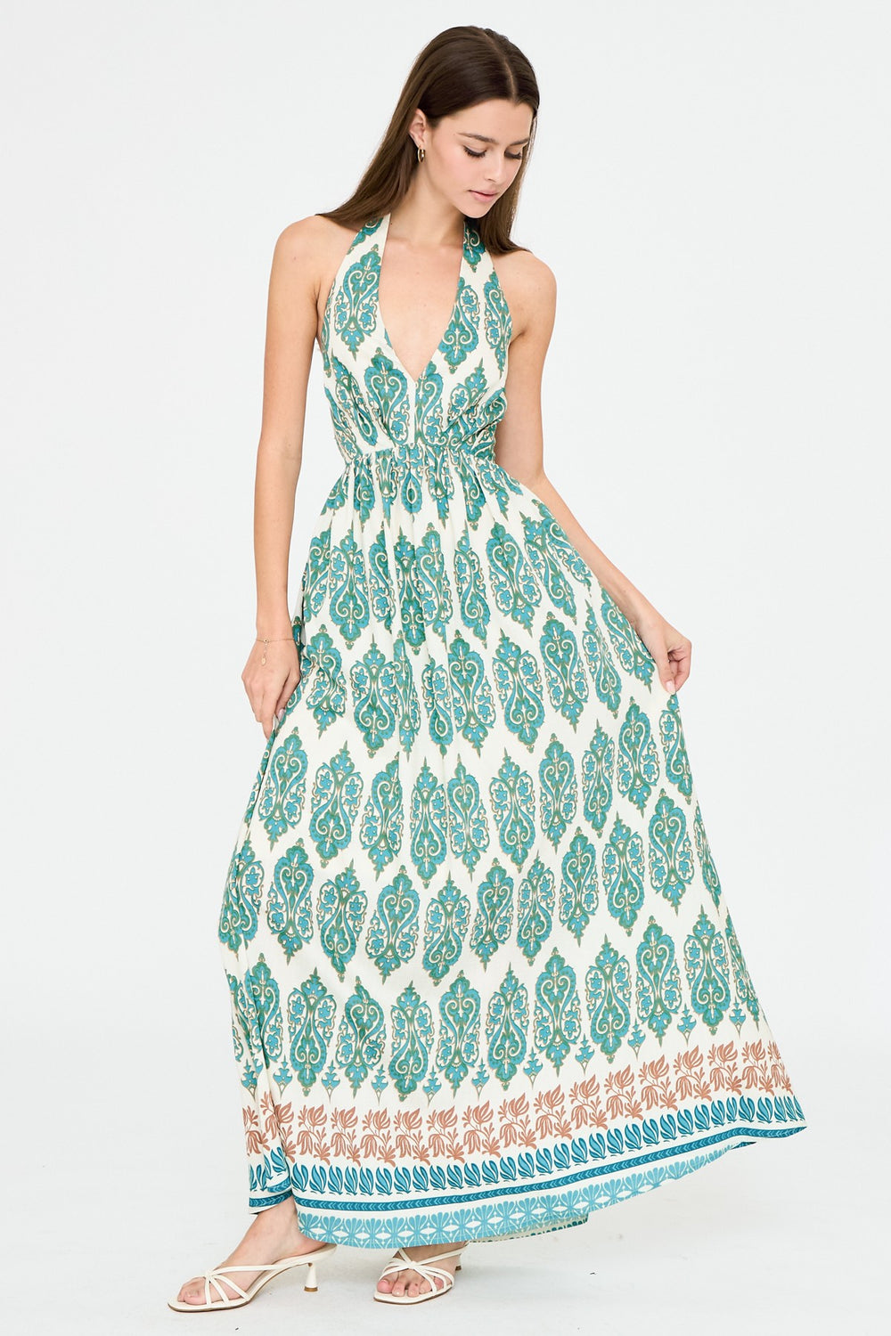 Ivory/Teal