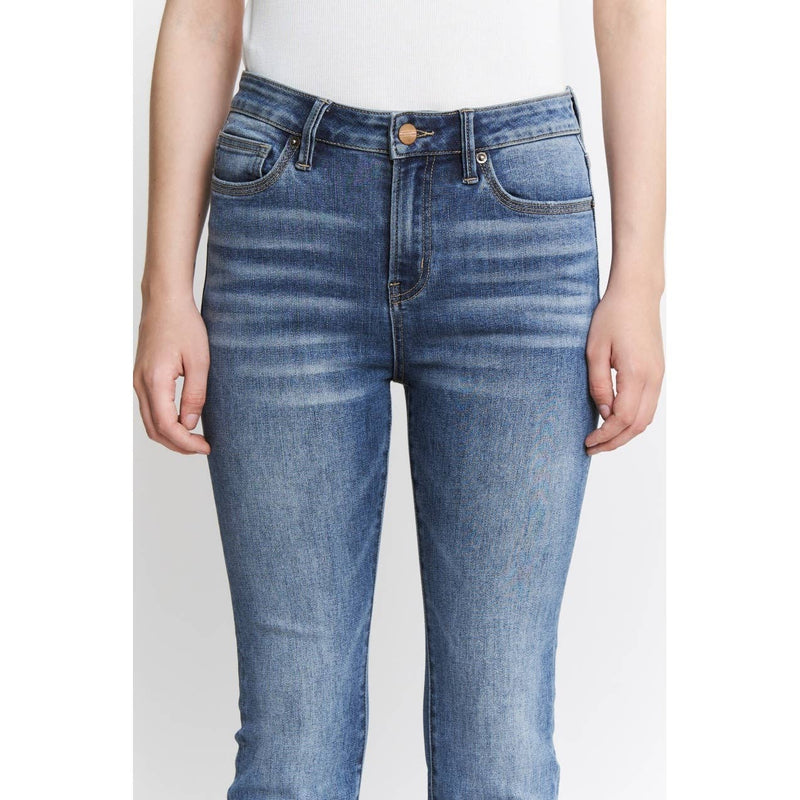 Mica Denim High Rise Boot Cut w Raw Hem