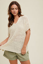 Lightweight Open Knit Sweater