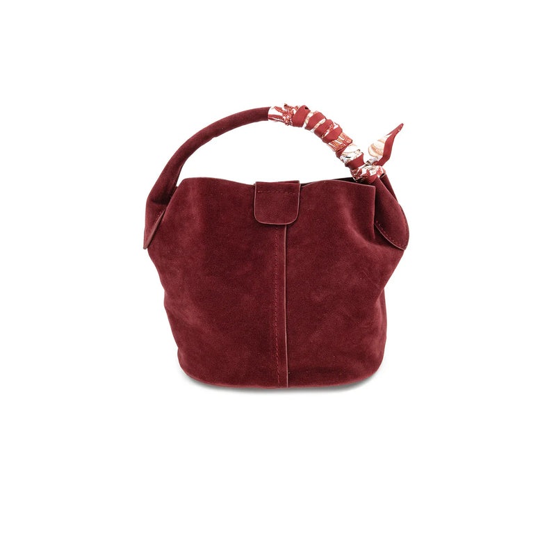 Small Suede Bucket Bag