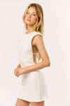 Open Back Shift Mini Dress