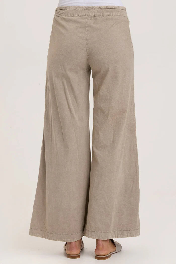 Terraced Wide Leg Pant