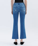 Flying Monkey High Rise Raw Hem Bootcut Jeans