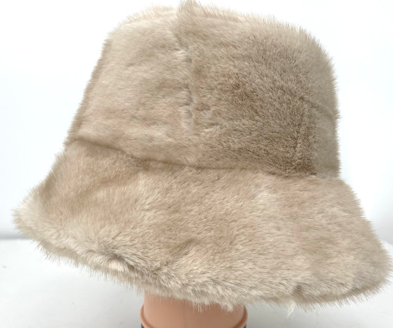 Soft Faux Fur Bucket Hat
