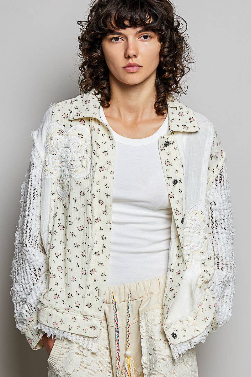 Off White Floral
