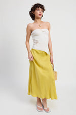 Ribbed Asymmetrical Hem Tube Top