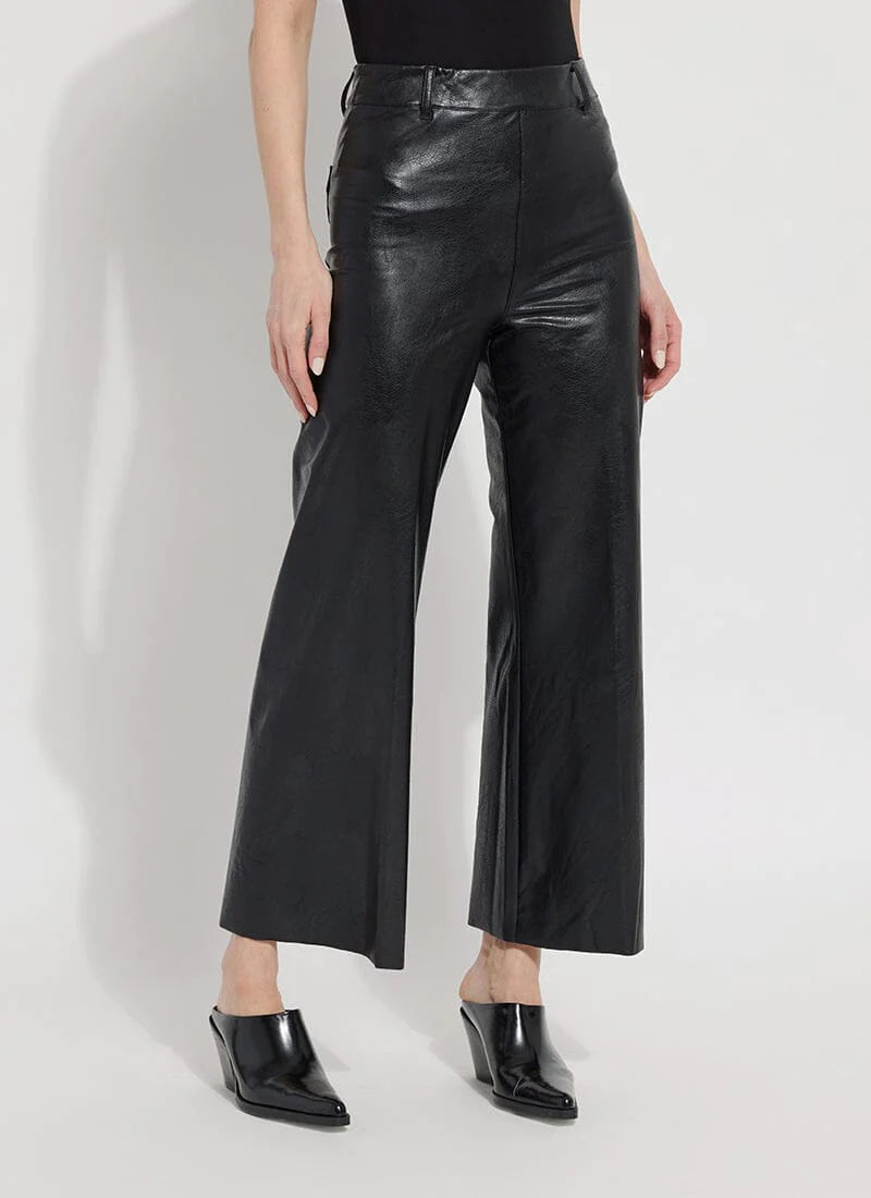 Levis Ribcage Straight Lyssé Vegan Leather Wide Leg Pants – Faux