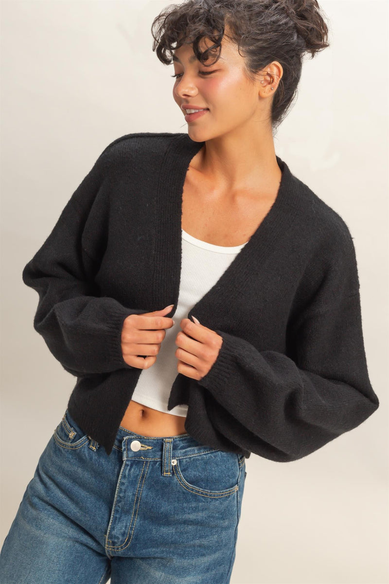Open Front Cardigan Sweater