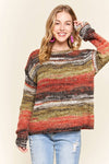 Multi Color Comfy Sweater