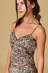 Natalie Animal Print Woven Set