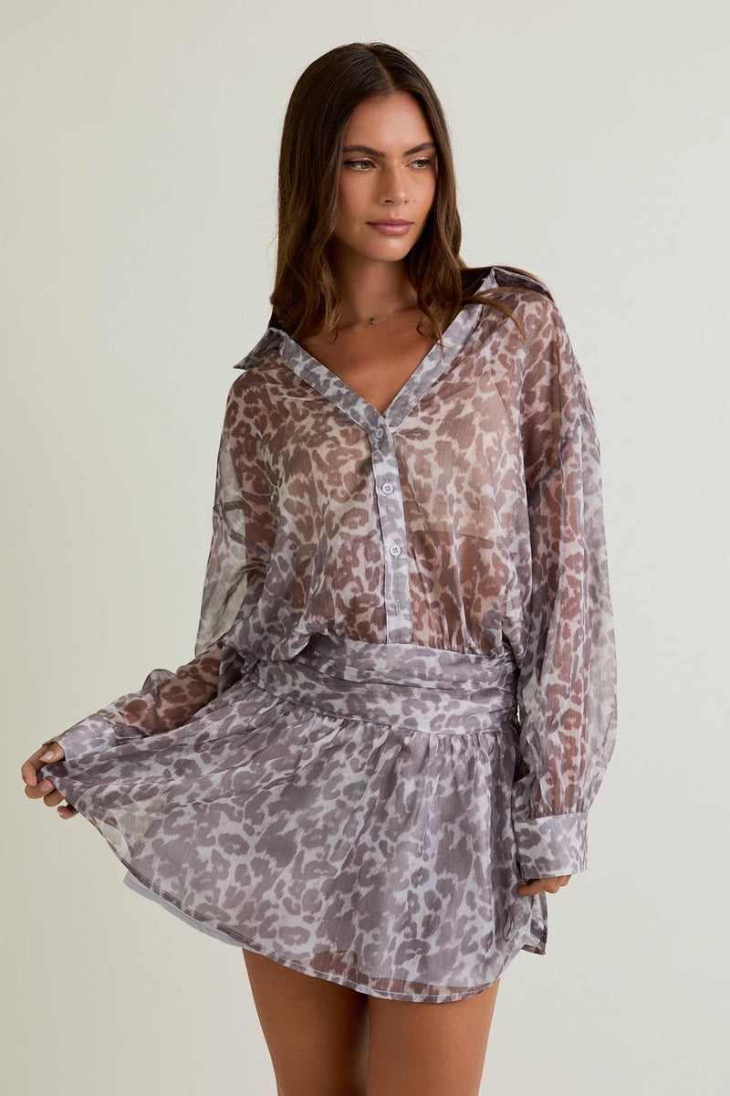 Low Waist Shirt Dress