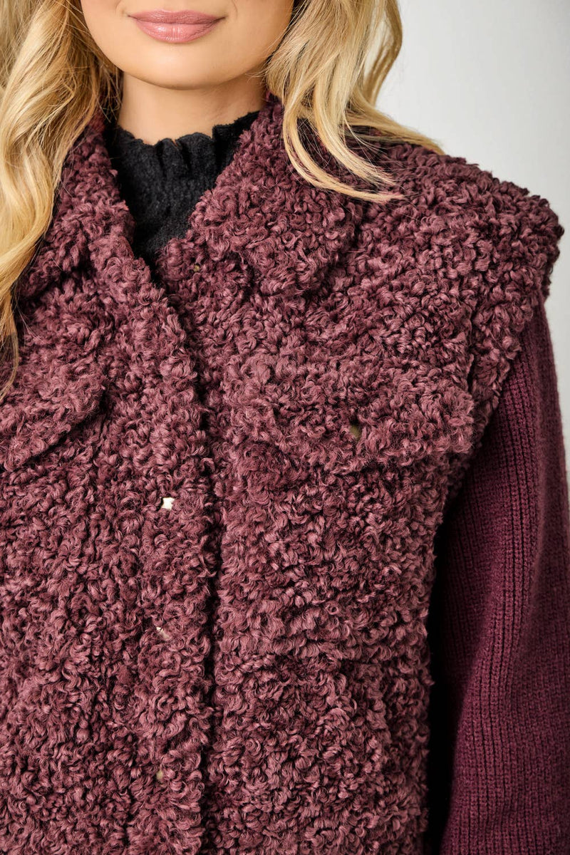 Mixed Media Sweater Jacket