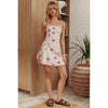 Bow Tie Print Mini Dress