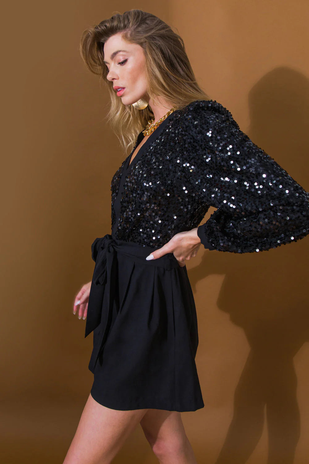 Beauty Hunter Woven Romper