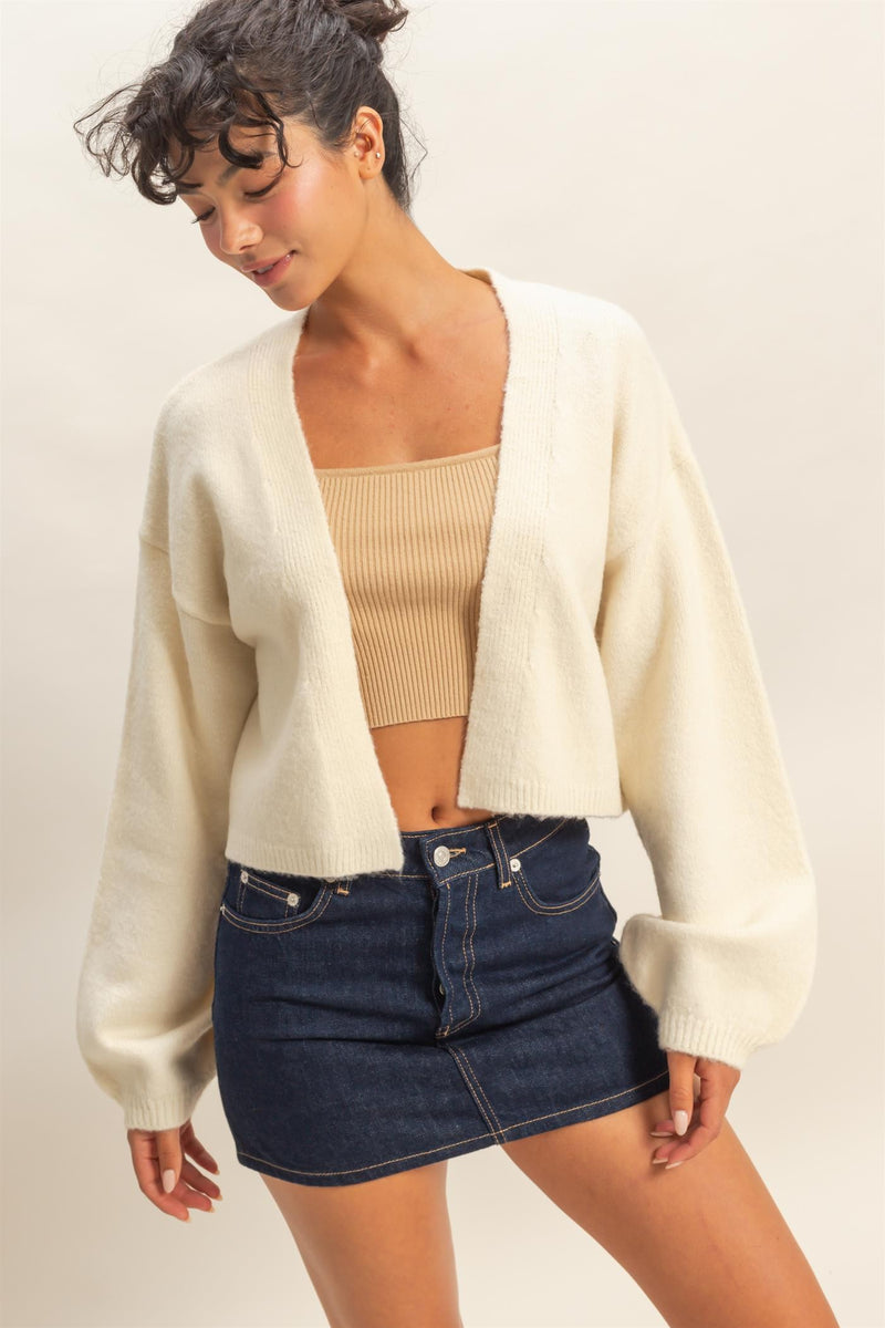 Open Front Cardigan Sweater