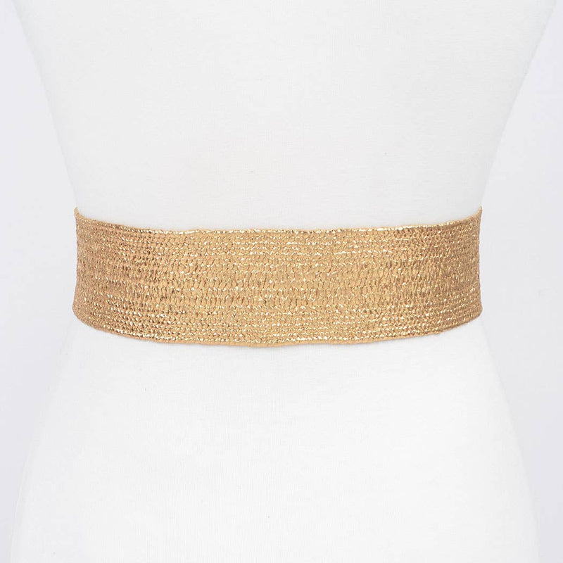 Rhinestone Elastic Belt