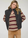 Quilted Zip Up Fleece Lined Puffer Vest