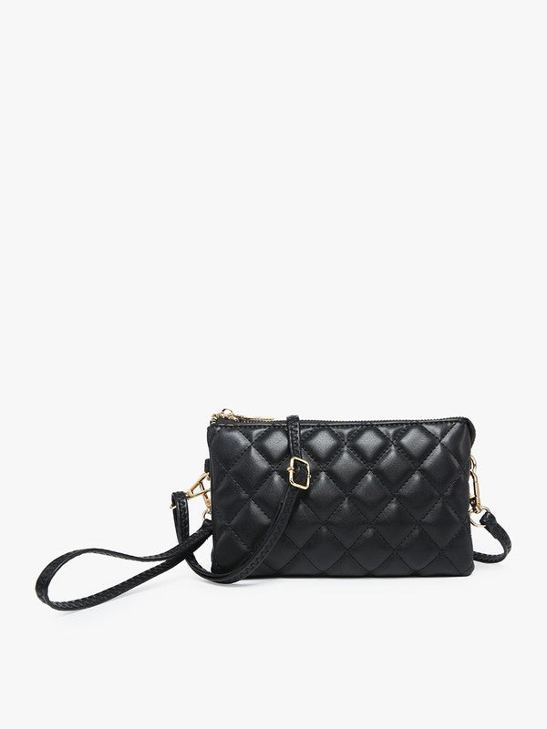 Riley Quilted 3 Compartment Crossbody