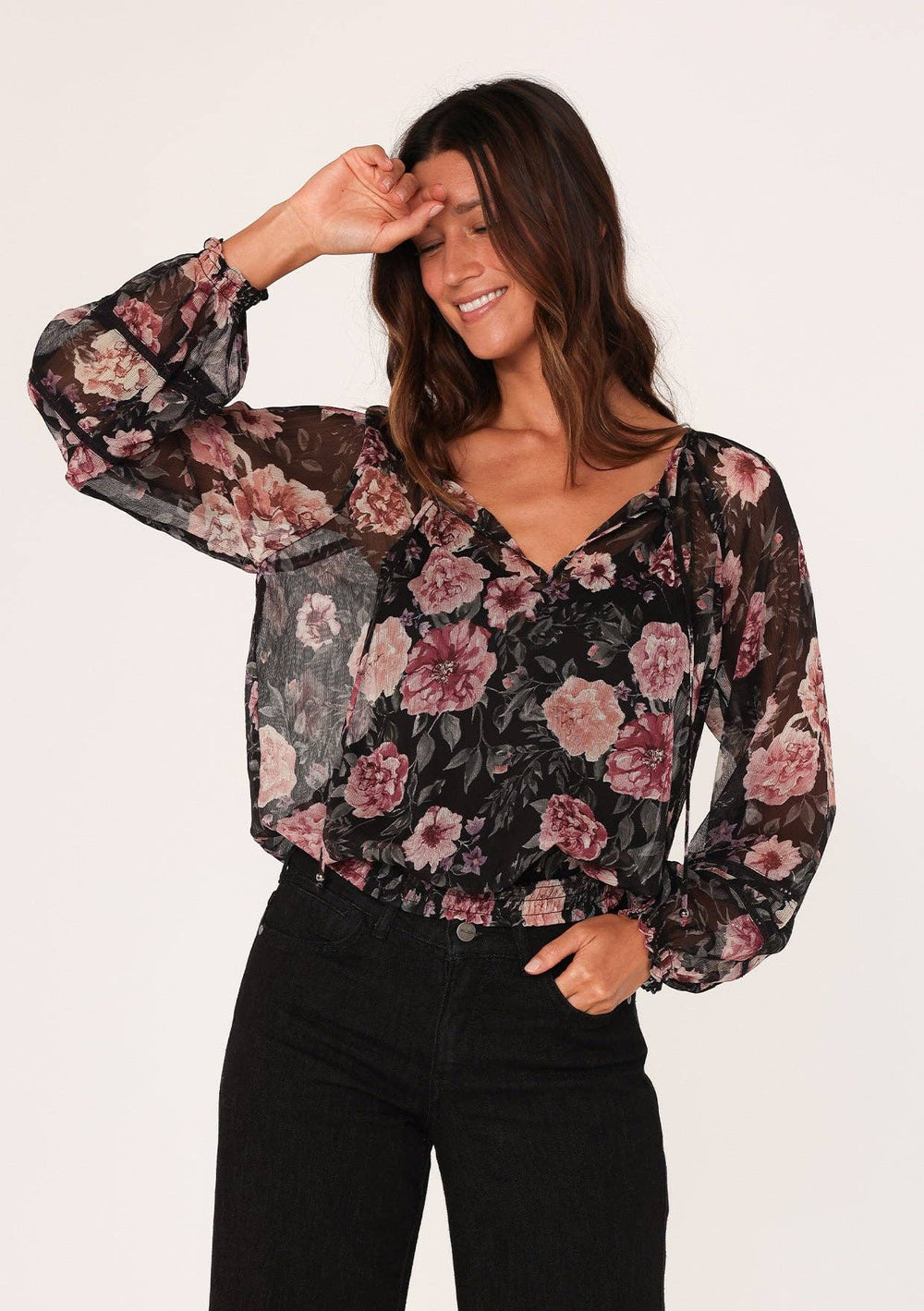 Black/Rose