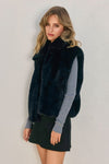 Wind Whispers Fur Collared Vest