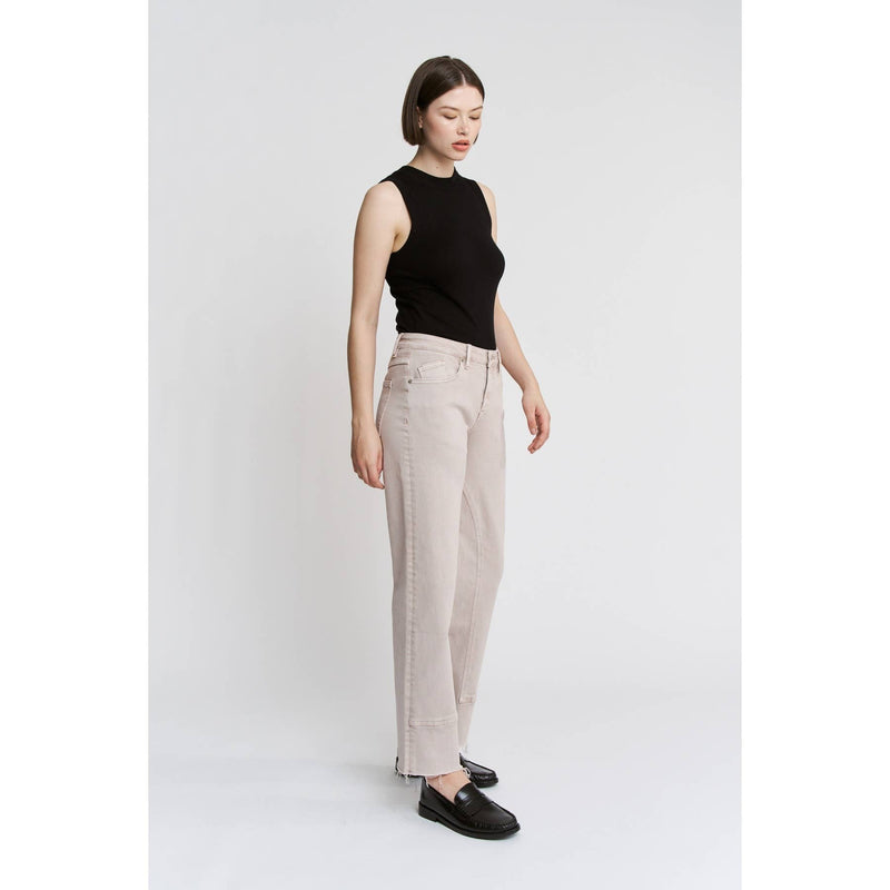 Mica Denim High Rise Ankle Straight Leg