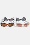Plastic Frame Oval Lens Sunglasses