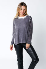 Double Layer Illusion Sweater Top