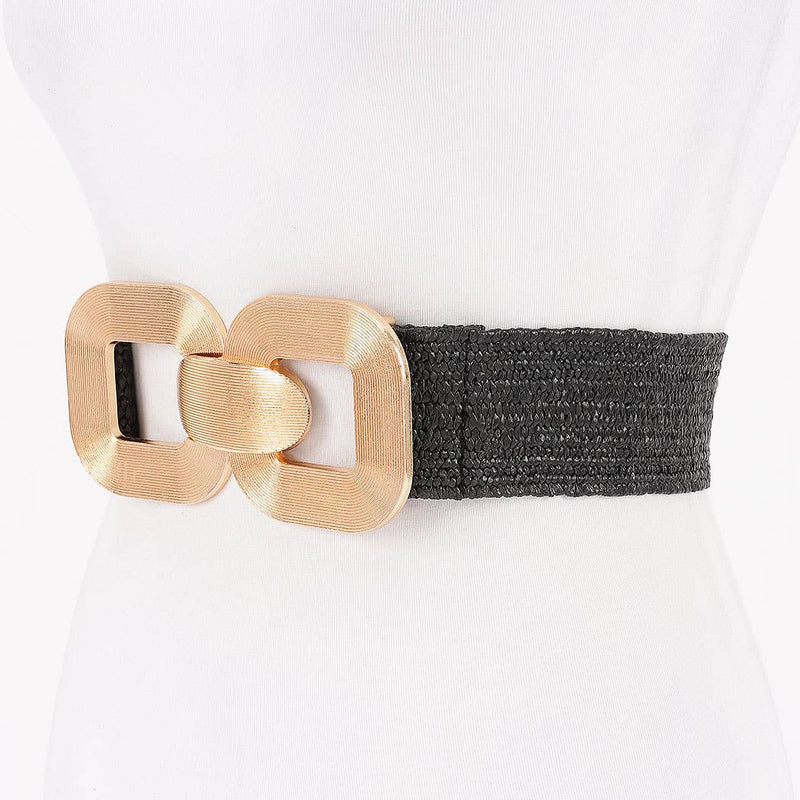 Metal Buckle Elastic Belt