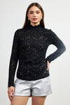 Lace Mock Neck Top