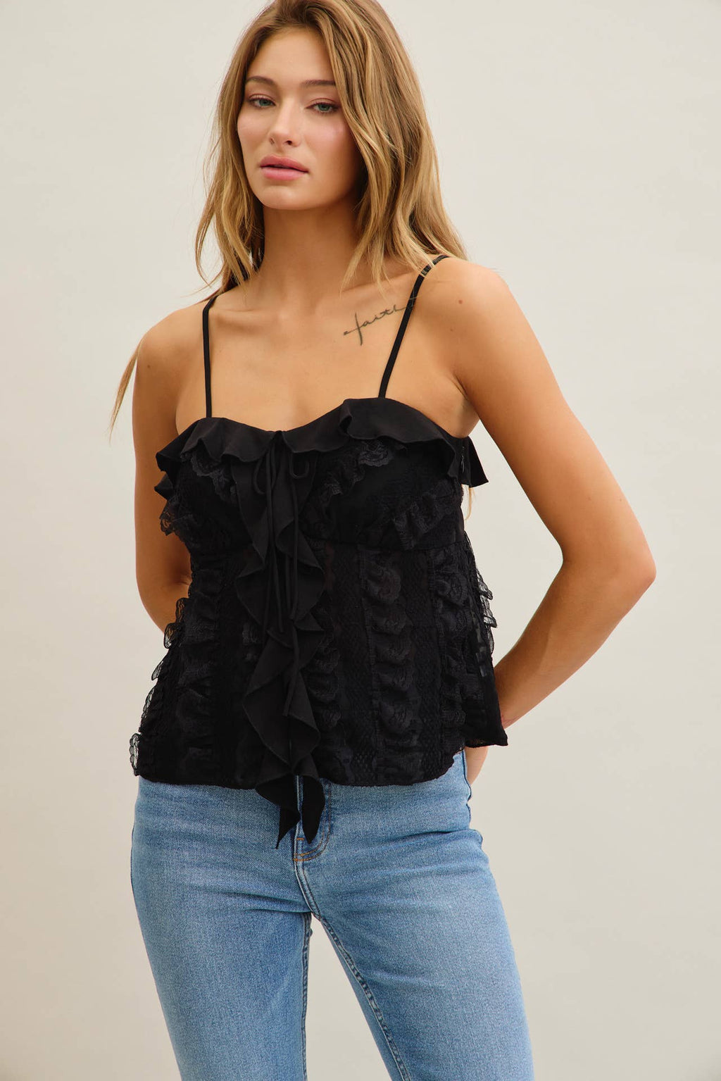Ruffled Lace Dream Top