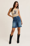 "Western Boots" Crew Neck Vest