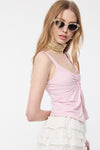 Twisted Bust Cami Crop Top
