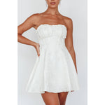 Frill Corset Style Mini Dress