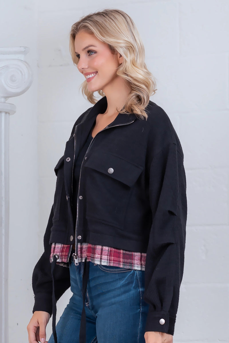 Long Sleeve Detailed Knit Jacket