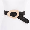 Metal Buckle Braided Belt