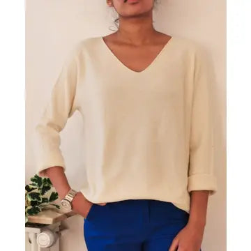 Italian V-Neck Soft Sweater