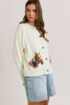 "Horse" Graphic Long Sleeve Cardigan