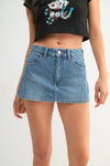 Just USA Denim Mini Skort