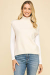 Mock Neck Sweater Vest