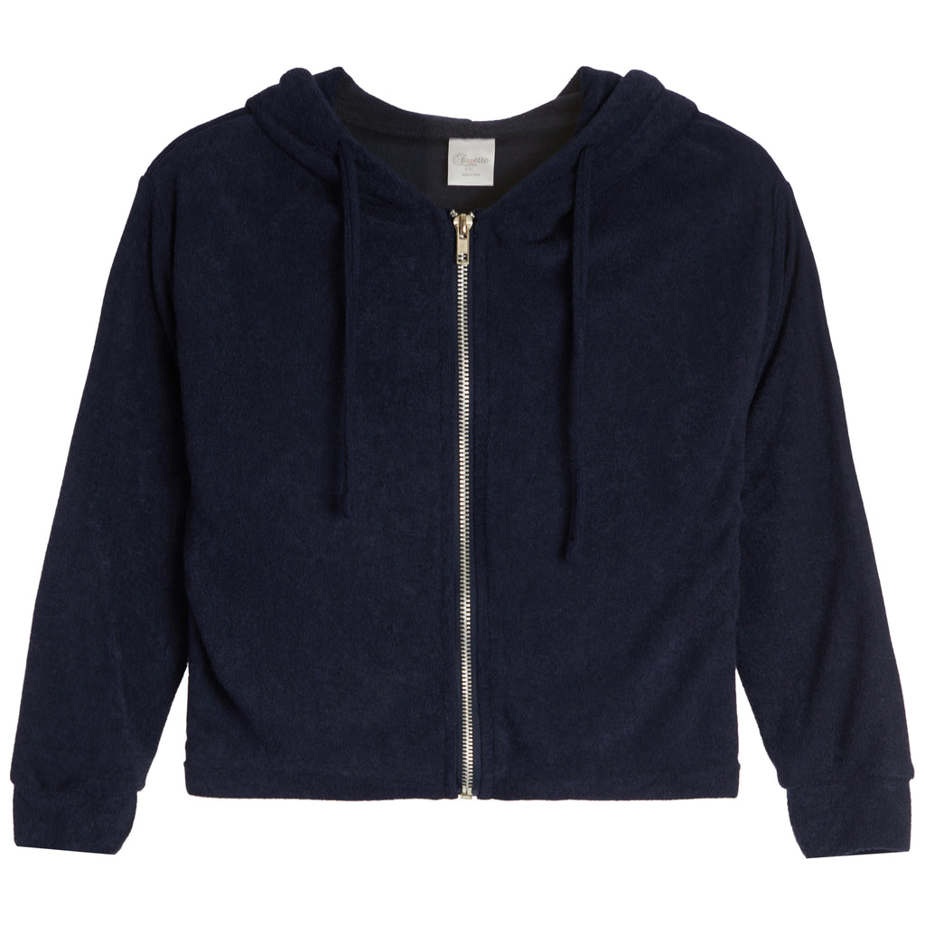 Soft French Terry Hoodie- Girls