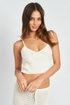 Crochet Crop Cami Top