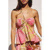 Moon Magic Halter Flared Top