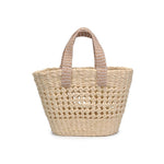 June Woven Knot Straw Tote