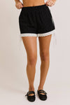 Lace Trim Eyelet Shorts